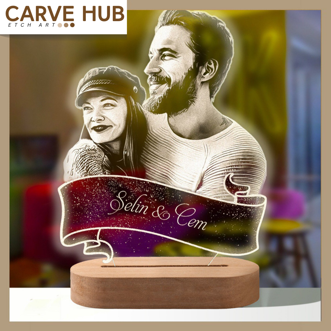 Custom 3D photo lamp 1