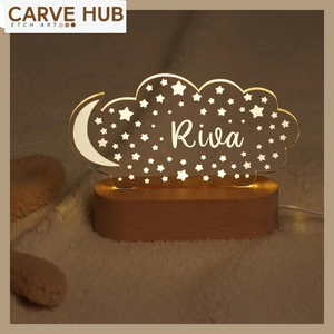 Personalized USB night light for kids