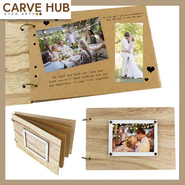 Versatile Wooden Guest Book