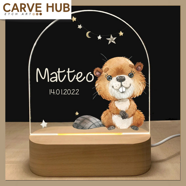 KiddieGlow: Personalized baby night light