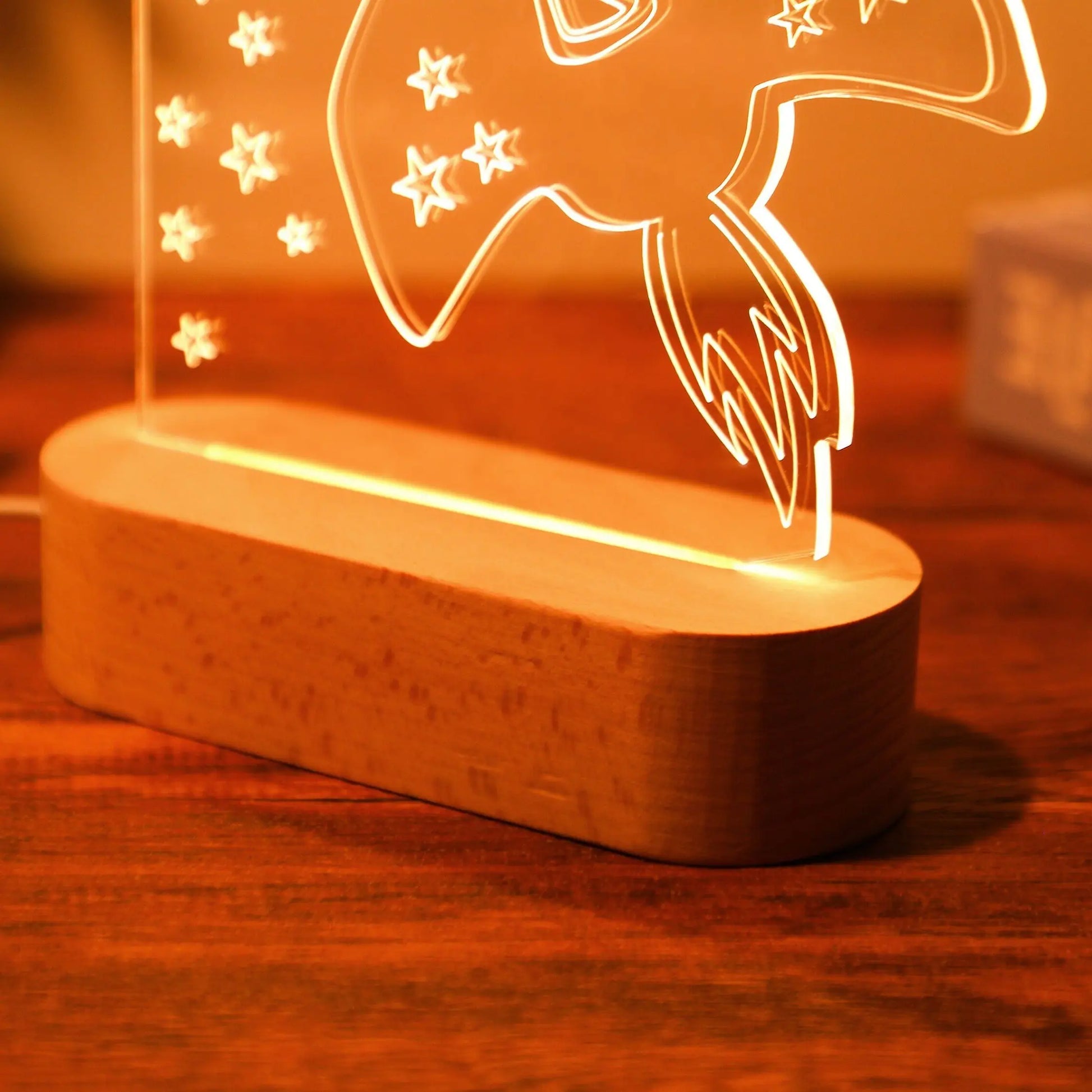 Personalized USB night light for kids