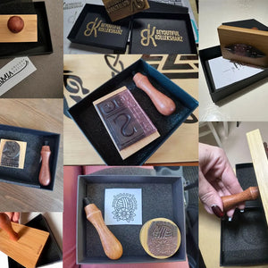 Custom wooden seal stamp