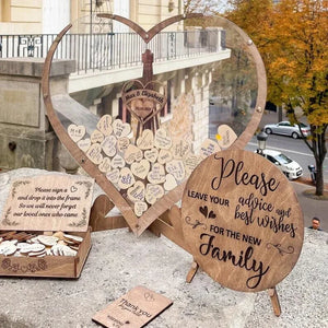 Heart-shaped Wedding Guest Book