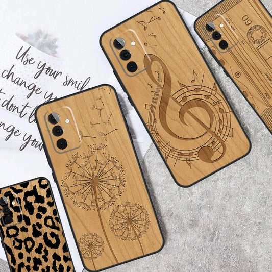 Leopard Wood Phone Case